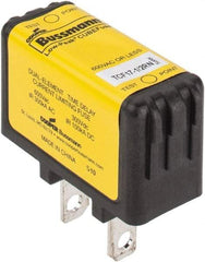 Cooper Bussmann - 300 VDC & 600 VAC, 17.5 Amp, Time Delay General Purpose Fuse - Plug-in Mount, 47.75mm OAL, 100 at DC, 200 (CSA RMS), 300 (UL RMS) kA Rating - Apex Tool & Supply