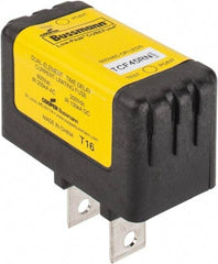 Cooper Bussmann - 300 VDC, 600 VAC, 45 Amp, Time Delay General Purpose Fuse - Plug-in Mount, 54.1mm OAL, 100 at DC, 200 (CSA RMS), 300 (UL RMS) kA Rating - Apex Tool & Supply