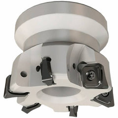 Iscar - 52mm Cut Diam, 22mm Arbor Hole, 8mm Max Depth of Cut, 93° Indexable Chamfer & Angle Face Mill - 6 Inserts, ENHT Insert, Right Hand Cut, 6 Flutes, Series TorMill - Apex Tool & Supply