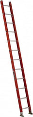 Louisville - 12' High, Type IA Rating, Fiberglass Single Ladder - Apex Tool & Supply