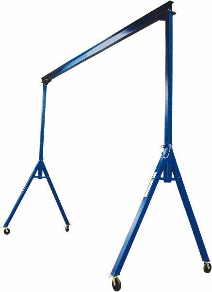 Vestil - 4,000 Lb Load Capacity, Steel Gantry Crane - 20' Span - Apex Tool & Supply