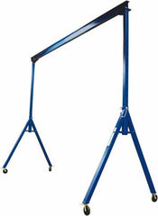 Vestil - 4,000 Lb Load Capacity, Steel Gantry Crane - 20' Span - Apex Tool & Supply