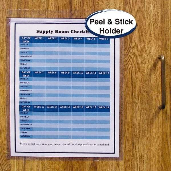 C-LINE - 50 Piece Shop Ticket Holder - 11" High x 8-1/2" Wide - Apex Tool & Supply
