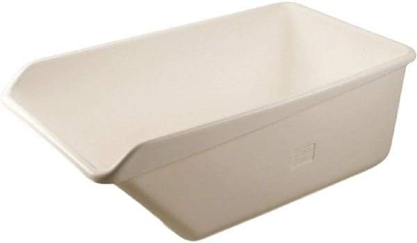 Remco - 800 Lb Load Capacity White Polyethylene Tote Container - Nesting, 32" Long x 54.6" Wide x 21.7" High - Apex Tool & Supply