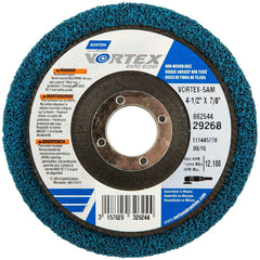 Norton - 4-1/2" Diam, Medium Grade, Aluminum Oxide Deburring Disc - Apex Tool & Supply