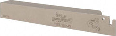Iscar - External Thread, 0.69" Max Depth of Cut, 0.071" Min Groove Width, 4-1/2" OAL, Left Hand Indexable Grooving Cutoff Toolholder - 3/4" Shank Height x 3/4" Shank Width, TAG Insert Style, TGT Toolholder Style, Series Tang-GripIQ - Apex Tool & Supply