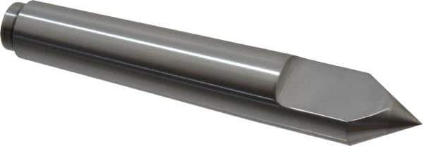 Riten - 1.078" Head Diam, Carbide-Tipped Steel Standard Point Half Dead Center - B&S 9 Brown & Sharpe Taper, 1.078" Point Diam, 6-1/2" OAL - Apex Tool & Supply