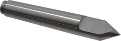 Riten - 1.078" Head Diam, Carbide-Tipped Steel Standard Point Half Dead Center - B&S 9 Brown & Sharpe Taper, 1.078" Point Diam, 6-1/2" OAL - Apex Tool & Supply