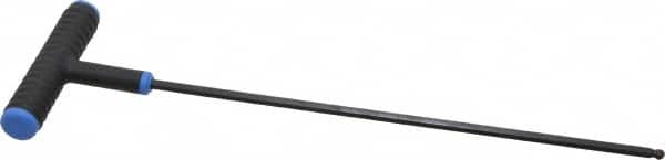 Eklind - 4mm Hex, T-Handle Cushion Grip, Ball End Hex Key - Apex Tool & Supply