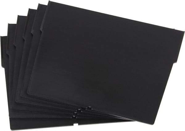 Quantum Storage - 6.6" Wide x 4-1/2" High, Black Bin Divider - Use with Quantum Storage Systems - QSB202, 204, 206 - Apex Tool & Supply