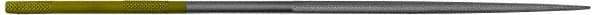 PFERD - 7" Needle Precision Swiss Pattern Round File - Double Cut, Round Handle - Apex Tool & Supply