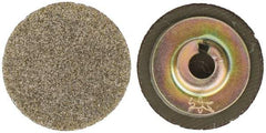 PFERD - 1" Disc Diam, 60 Grit, Diamond Quick Change Disc - Type S Attaching System, Coated, Brown, Coarse Grade, 15,500 RPM, D251 Series - Apex Tool & Supply