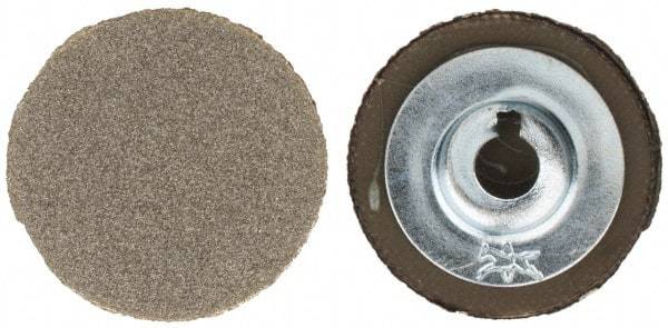 PFERD - 1" Disc Diam, 120 Grit, Diamond Quick Change Disc - Type S Attaching System, Coated, Brown, Medium Grade, 15,500 RPM, D126 Series - Apex Tool & Supply