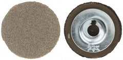 PFERD - 1" Disc Diam, 120 Grit, Diamond Quick Change Disc - Type S Attaching System, Coated, Brown, Medium Grade, 15,500 RPM, D126 Series - Apex Tool & Supply