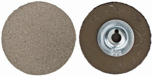 PFERD - 1-1/2" Disc Diam, 120 Grit, Diamond Quick Change Disc - Type S Attaching System, Coated, Brown, Medium Grade, 12,500 RPM, D126 Series - Apex Tool & Supply