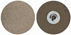 PFERD - 3" Disc Diam, 60 Grit, Diamond Quick Change Disc - Type S Attaching System, Coated, Brown, Coarse Grade, 6,300 RPM, D251 Series - Apex Tool & Supply