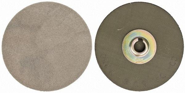 PFERD - 3" Disc Diam, 220 Grit, Diamond Quick Change Disc - Type S Attaching System, Coated, Brown, Fine Grade, 6,300 RPM, D76 Series - Apex Tool & Supply