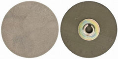 PFERD - 3" Disc Diam, 220 Grit, Diamond Quick Change Disc - Type S Attaching System, Coated, Brown, Fine Grade, 6,300 RPM, D76 Series - Apex Tool & Supply
