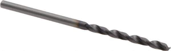 Guhring - 2.3mm 118° Solid Carbide Jobber Drill - FIREX Finish, Right Hand Cut, Spiral Flute, Straight Shank, 53mm OAL, Faceted Point - Apex Tool & Supply