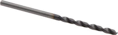 Guhring - 2.3mm 118° Solid Carbide Jobber Drill - FIREX Finish, Right Hand Cut, Spiral Flute, Straight Shank, 53mm OAL, Faceted Point - Apex Tool & Supply