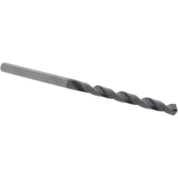 Guhring - 3.4mm 118° Solid Carbide Jobber Drill - FIREX Finish, Right Hand Cut, Spiral Flute, Straight Shank, 70mm OAL, Faceted Point - Apex Tool & Supply