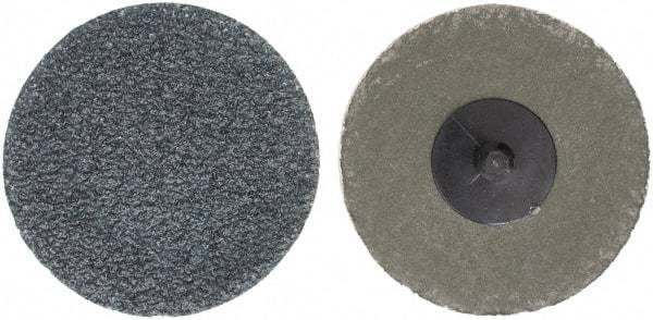 Tru-Maxx - 3" Disc Diam, 24 Grit, Zirconia Alumina Quick Change Disc - Type R Attaching System, Coated, Blue, Very Coarse Grade - Apex Tool & Supply