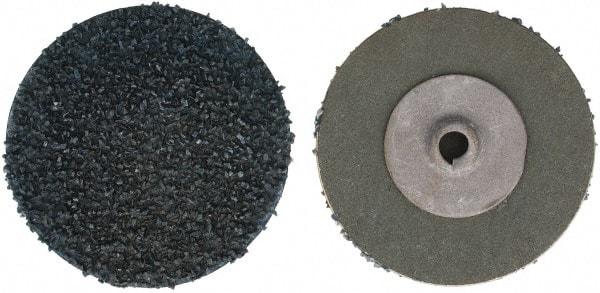Tru-Maxx - 2" Disc Diam, 24 Grit, Zirconia Alumina Quick Change Disc - Type S Attaching System, Coated, Blue, Very Coarse Grade - Apex Tool & Supply