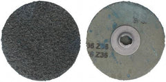Tru-Maxx - 3" Disc Diam, 36 Grit, Zirconia Alumina Quick Change Disc - Type S Attaching System, Coated, Blue, Coarse Grade - Apex Tool & Supply