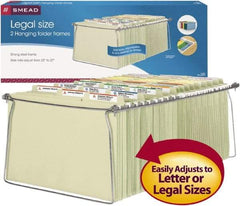 SMEAD - 9-1/2 x 14-1/2", Legal, Plain Steel, Hanging File Drawer Frames - Apex Tool & Supply