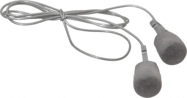 3M - Reusable, Corded, 29 dB Earplugs - Gray, No Roll - Apex Tool & Supply