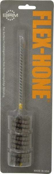 Brush Research Mfg. - 1" to 1-1/8" Bore Diam, Diamond Flexible Hone - Extra Fine, 8" OAL - Apex Tool & Supply