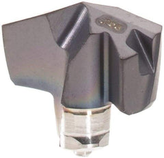 Iscar - Series ICP, 0.295" Diam Grade IC908 140° Replaceable Drill Tip - Carbide, TiAlN Finish, 7 Seat Size, Through Coolant - Apex Tool & Supply