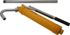 PRO-LUBE - Oil Lubrication 0.10 Strokes/oz Flow Steel Lever Hand Pump - For 15 to 55 Gal Container - Apex Tool & Supply