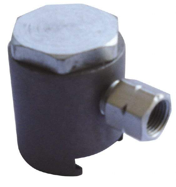 PRO-LUBE - 7,500 Operating psi, 7/8" Long, 1/8 Thread, Grease Gun Button-Head Coupler - NPT Thread - Apex Tool & Supply