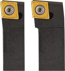 Seco - SCLC, Right Hand Cut, 95° Lead Angle, 16mm Shank Height x 16mm Shank Width, Neutral Rake Indexable Turning Toolholder - 100mm OAL, CC..09T3.. Insert Compatibility, Series Screw Lock - Apex Tool & Supply