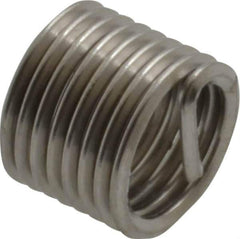 Recoil - M7x1.00 Metric Coarse, 10-1/2" OAL, Free Running Helical Insert - 8 Free Coils, Tanged, Stainless Steel, 1-1/2D Insert Length - Apex Tool & Supply