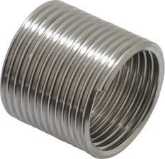 Recoil - M16x1.50 Metric Fine, 24mm OAL, Free Running Helical Insert - 13-1/8 Free Coils, Tanged, Stainless Steel, 1-1/2D Insert Length - Apex Tool & Supply
