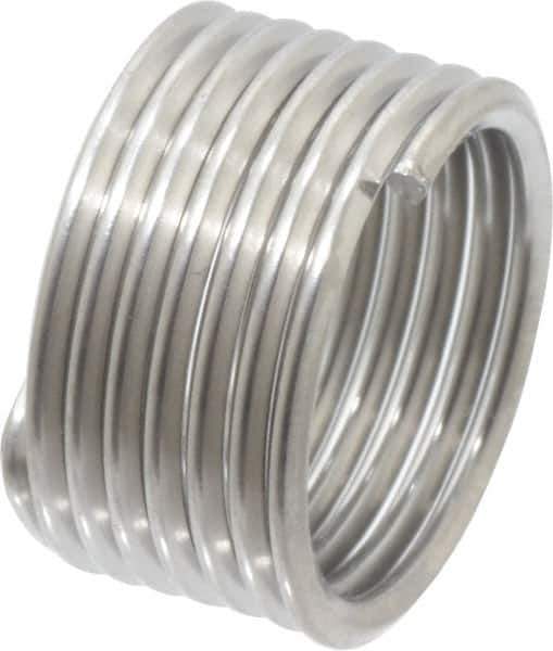 Recoil - M12x1.25 Metric Fine, 1/2" OAL, Free Running Helical Insert - Tanged, Stainless Steel, 1D Insert Length - Apex Tool & Supply