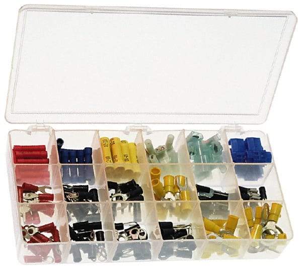 Precision Brand - 175 Piece, Electrical Terminal Fastener Kit - Apex Tool & Supply