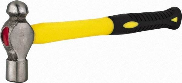 Value Collection - 5 Piece, 1/2, 3/4, 1, 1-1/2, 2 Lb Head Weight, Fiberglass, Ball Pein Hammer Set - 11-1/2, 12-1/2, 14-1/2, 15" OAL, Fiberglass Handles, Ball Pein - Apex Tool & Supply