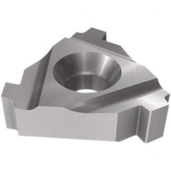 Iscar - 16IR Internal Right Hand 10 API Round Laydown Threading Insert - Grade IC908, TiAlN Coated Carbide, 9.53mm Inscribed Circle - Apex Tool & Supply