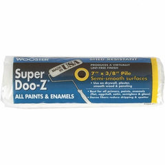 Wooster Brush - 3/8" Nap, 7" Wide Paint Roller Cover - Medium-Rough Texture, Woven - Apex Tool & Supply