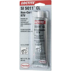 Loctite - 80 mL Tube Clear Silicone Sealant - NC RTV SIL-CL 80ML LOCTITE SUPERFLX RTV - Apex Tool & Supply