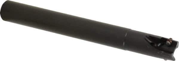 Kennametal - 3/4" Cut Diam, 0.58" Max Depth of Cut, 3/4" Shank Diam, 6-1/2" OAL, Indexable Square Shoulder End Mill - EC14.., EP14.. Inserts, Cylindrical Shank, 0° Lead Angle, Through Coolant - Apex Tool & Supply