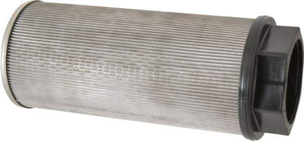 Flow Ezy Filters - 100 Mesh, 378 LPM, 100 GPM, 5.2" Diam, Female Suction Strainer without Bypass - 3 Port NPT, 12-1/2" Long - Apex Tool & Supply