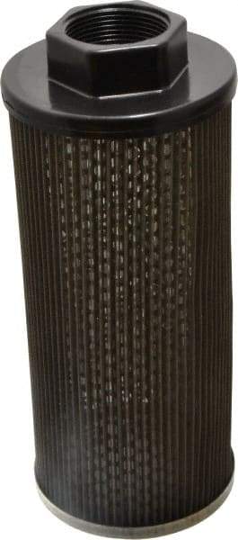 Flow Ezy Filters - 60 Mesh, 114 LPM, 30 GPM, 4.3" Diam, Female Suction Strainer without Bypass - 1-1/2 Port NPT, 9.8" Long - Apex Tool & Supply
