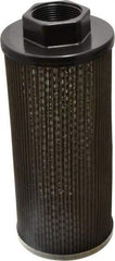 Flow Ezy Filters - 60 Mesh, 114 LPM, 30 GPM, 4.3" Diam, Female Suction Strainer without Bypass - 1-1/2 Port NPT, 9.8" Long - Apex Tool & Supply