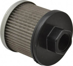 Flow Ezy Filters - 60 Mesh, 19 LPM, 5 GPM, 3.2" Diam, Female Suction Strainer without Bypass - 3/4 Port NPT, 3-1/2" Long - Apex Tool & Supply