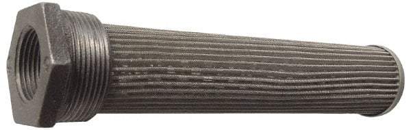 Flow Ezy Filters - 60 Mesh, 378 LPM, 100 GPM, 4" Diam, Male/Female Tank Mounted Strainer - 4 x 3 Port NPT, 11.4" Long - Apex Tool & Supply