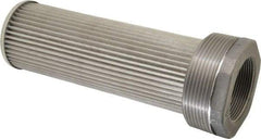 Flow Ezy Filters - 100 Mesh, 189 LPM, 50 GPM, 3" Diam, Male/Female Tank Mounted Strainer - 3 x 2 Port NPT, 9.8" Long - Apex Tool & Supply